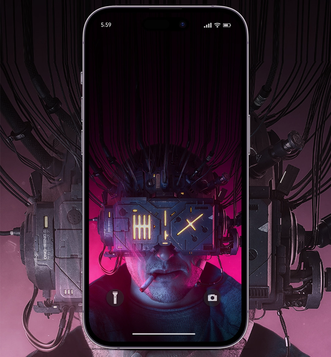 iPhone wallpaper 4k - Cyberpunk
